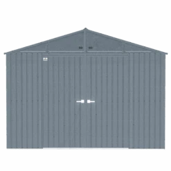 Arrow Elite Steel Storage Shed, 10x8, Anthracite