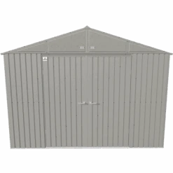 Arrow Elite Steel Storage Shed, 10x8, Cool Grey
