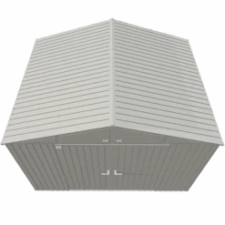 Arrow Elite Steel Storage Shed, 10x8, Cool Grey 20 Arrow Elite Steel Storage Shed, 10x8, Cool Grey -Shelterlogic eg108cg silo image 03