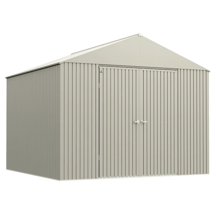 Arrow Elite Steel Storage Shed, 14x14, Cool Grey 3 Arrow Elite Steel Storage Shed, 14x14, Cool Grey