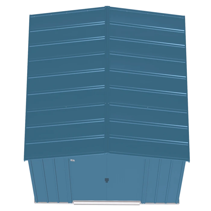 Arrow Classic Steel Storage Shed, 10X7, Blue Grey 5 Arrow Classic Steel Storage Shed, 10X7, Blue Grey - Image 3