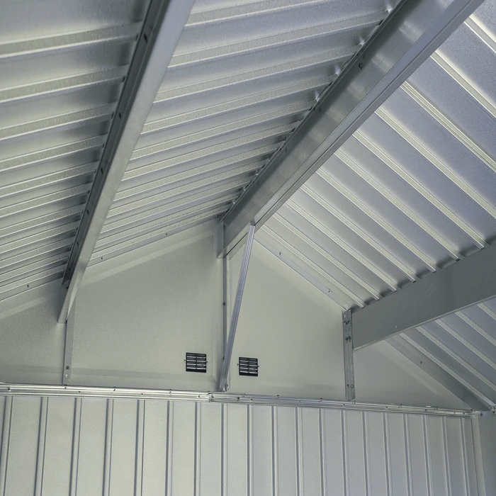 Arrow Elite Steel Storage Shed, 14x14, Galvalume 11 Arrow Elite Steel Storage Shed, 14x14, Galvalume - Image 9