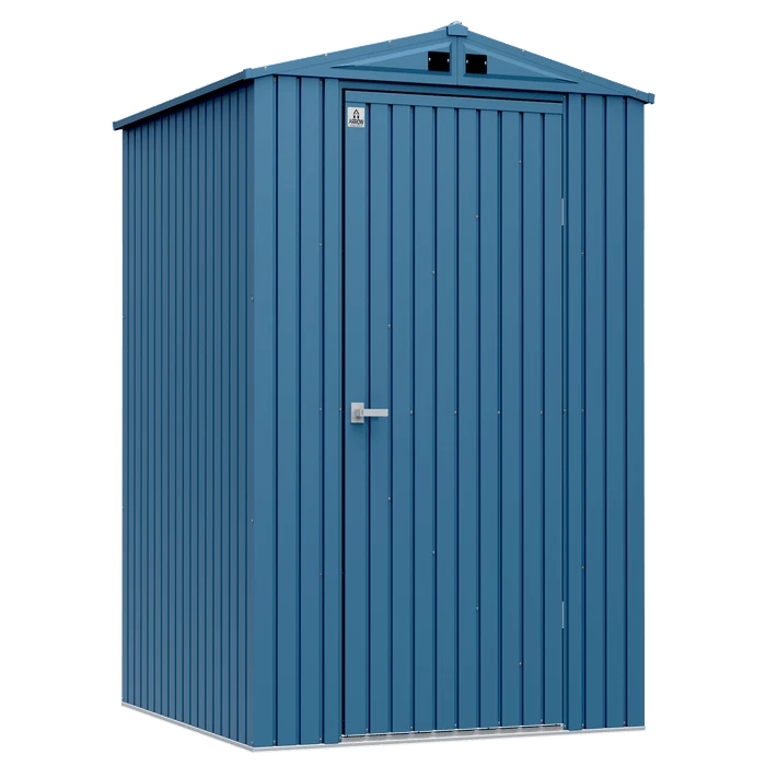 Arrow Elite Steel Storage Shed, 6x6, Blue Grey 3 Arrow Elite Steel Storage Shed, 6x6, Blue Grey