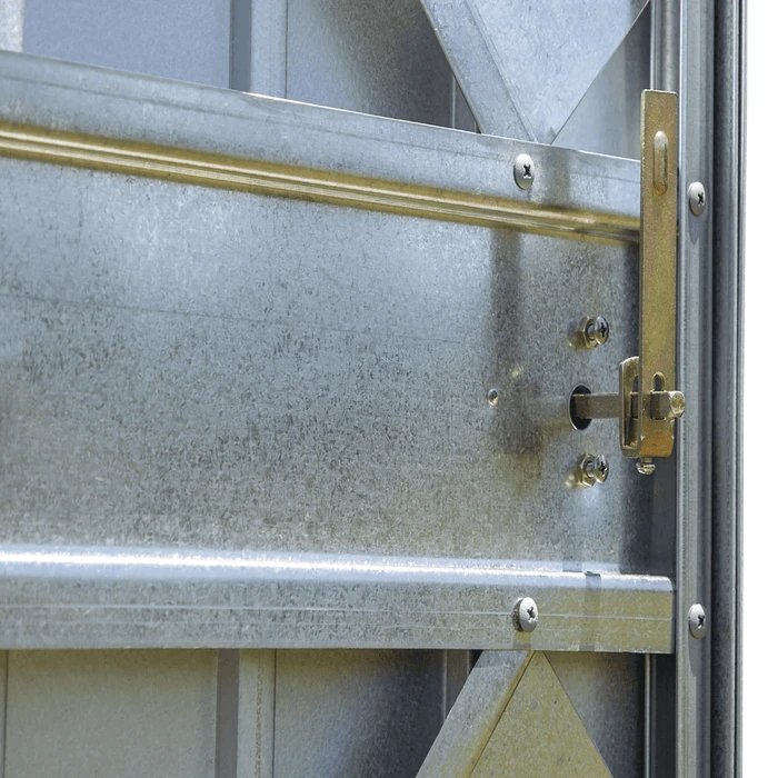 Arrow Elite Shed 8x6 Ft. Cool Grey Metal Shed 14 Arrow Elite Shed 8x6 Ft. Cool Grey Metal Shed - Image 12