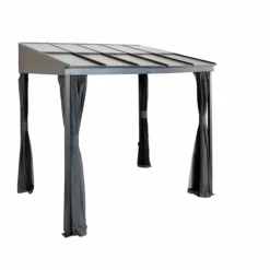 Sojag Pompano 10 Ft. X 12 Ft. Wall Gazebo 13 Sojag Pompano 10 Ft. X 12 Ft. Wall Gazebo -Shelterlogic et5alx8wnkid2i6yhkuh