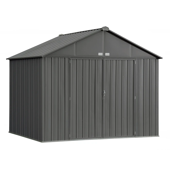 EZEE Shed® Steel Storage Shed, 10 Ft. X 8 Ft. Charcoal 3 EZEE Shed® Steel Storage Shed, 10 Ft. X 8 Ft. Charcoal
