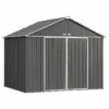 EZEE Shed® Steel Storage Shed, 10 Ft. X 8 Ft. Charcoal With Cream Trim 2 EZEE Shed® Steel Storage Shed, 10 Ft. X 8 Ft. Charcoal With Cream Trim -Shelterlogic ez10872hvcccr