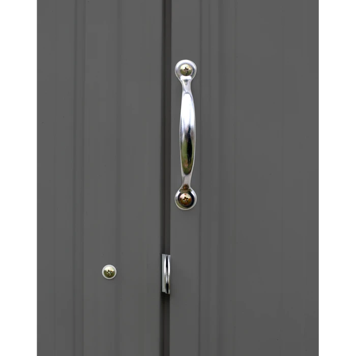 EZEE Shed® Steel Storage Shed, 6 Ft. X 5 Ft. Charcoal 9 EZEE Shed® Steel Storage Shed, 6 Ft. X 5 Ft. Charcoal - Image 7