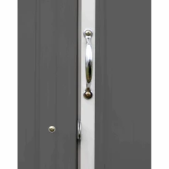 EZEE Shed® Steel Storage Shed, 6 Ft. X 5 Ft. Charcoal With Cream Trim 13 EZEE Shed® Steel Storage Shed, 6 Ft. X 5 Ft. Charcoal With Cream Trim -Shelterlogic ez6565lvcccr 5