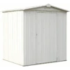 EZEE Shed® Steel Storage Shed, 6 Ft. X 5 Ft. Cream -Shelterlogic ez6565lvcr