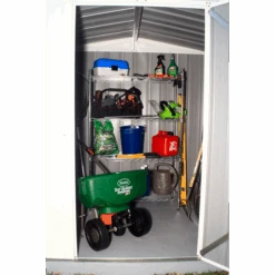 EZEE Shed® Steel Storage Shed, 6 Ft. X 5 Ft. Cream 13 EZEE Shed® Steel Storage Shed, 6 Ft. X 5 Ft. Cream -Shelterlogic ez6565lvcr 2