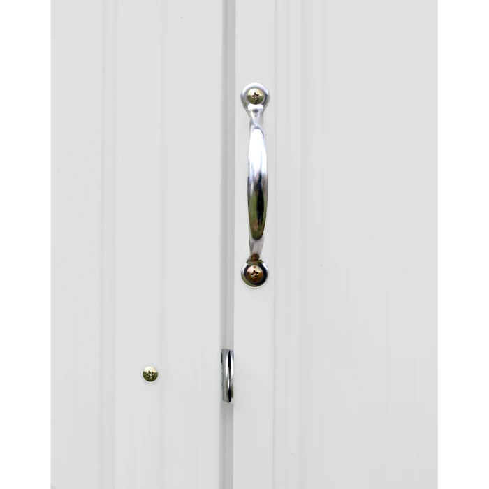 EZEE Shed® Steel Storage Shed, 6 Ft. X 5 Ft. Cream 11 EZEE Shed® Steel Storage Shed, 6 Ft. X 5 Ft. Cream - Image 9