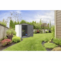 EZEE Shed® Steel Storage Shed -Shelterlogic ez6565lvcrcc 2 1