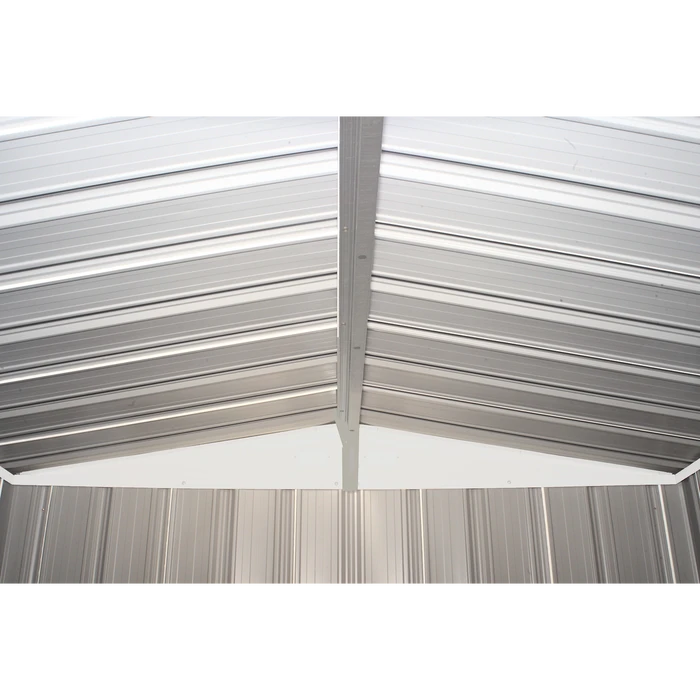 EZEE Shed® Steel Storage Shed, 6 Ft. X 5 Ft. Cream With Charcoal Trim 9 EZEE Shed® Steel Storage Shed, 6 Ft. X 5 Ft. Cream With Charcoal Trim - Image 7