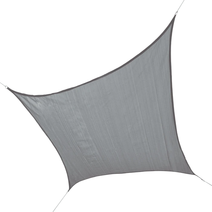 16 Ft Square Gray Shade Sail 3 16 Ft Square Gray Shade Sail
