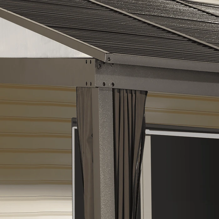 Sojag Portland 8 Ft. X 12 Ft. Wall Gazebo 4 Sojag Portland 8 Ft. X 12 Ft. Wall Gazebo - Image 2