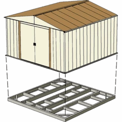 Base Kits For Arrow Sheds 10 Ft. X 12 Ft., 10 Ft. X 13 Ft., And 10 Ft. X 14 Ft. 7 Base Kits For Arrow Sheds 10 Ft. X 12 Ft., 10 Ft. X 13 Ft., And 10 Ft. X 14 Ft. -Shelterlogic fdn1014 2