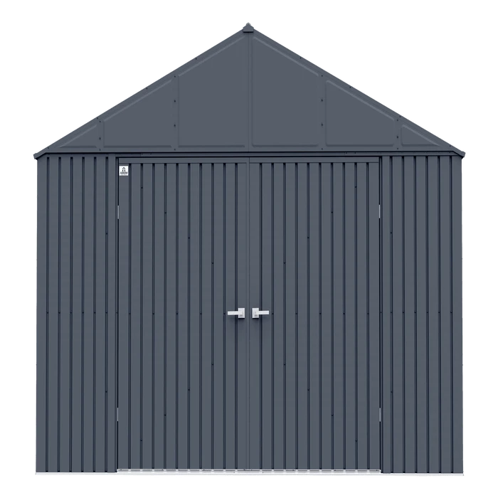 Arrow Elite Steel Storage Shed, 12x14, Anthracite 4 Arrow Elite Steel Storage Shed, 12x14, Anthracite - Image 2