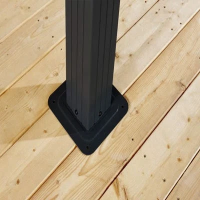 Sojag Monteserra 10 Ft. X 12 Ft. Gazebo, Black 7 Sojag Monteserra 10 Ft. X 12 Ft. Gazebo, Black - Image 5