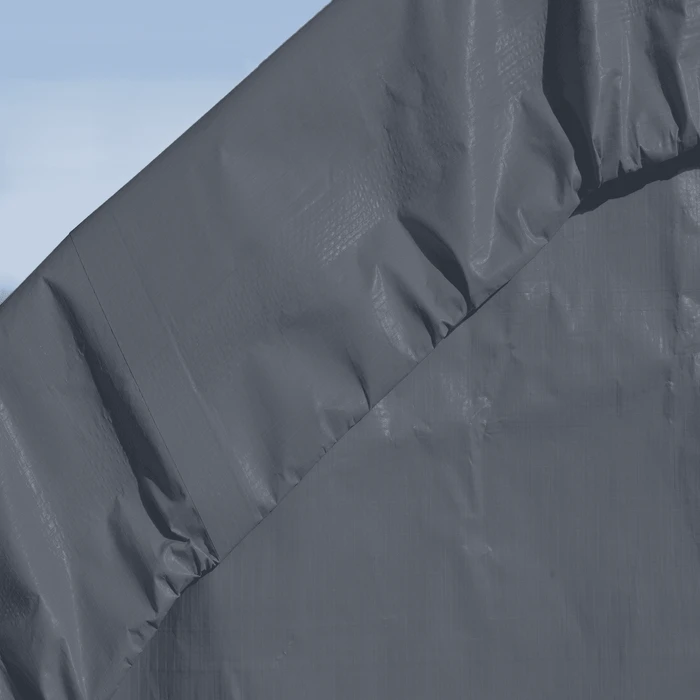 ShelterLogic Shed-in-a-Box 10 X 10 X 8 Ft Roundtop Gray 9 ShelterLogic Shed-in-a-Box 10 X 10 X 8 Ft Roundtop Gray - Image 7