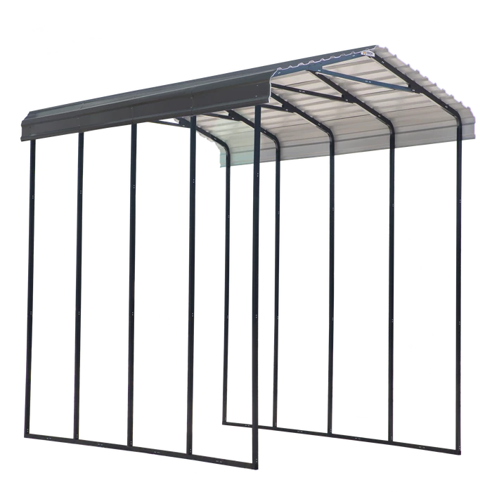Arrow RV Carport, 14 Ft. X 20 Ft. X 14 Ft. Charcoal 3 Arrow RV Carport, 14 Ft. X 20 Ft. X 14 Ft. Charcoal