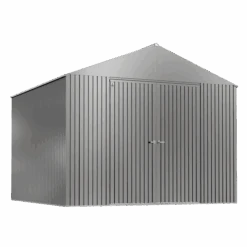 Arrow Elite Steel Storage Shed, 14x14, Galvalume