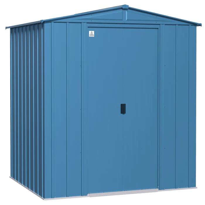 Arrow Classic Steel Storage Shed, 8X7, Blue Grey 3 Arrow Classic Steel Storage Shed, 8X7, Blue Grey