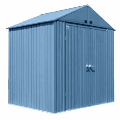 Arrow Elite Shed 8x6 Ft. Blue-Grey Metal Shed