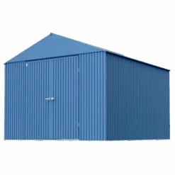 Arrow Elite Steel Storage Shed, 14x16, Blue Grey 18 Arrow Elite Steel Storage Shed, 14x16, Blue Grey -Shelterlogic hami8f4tsrrjylclceoe
