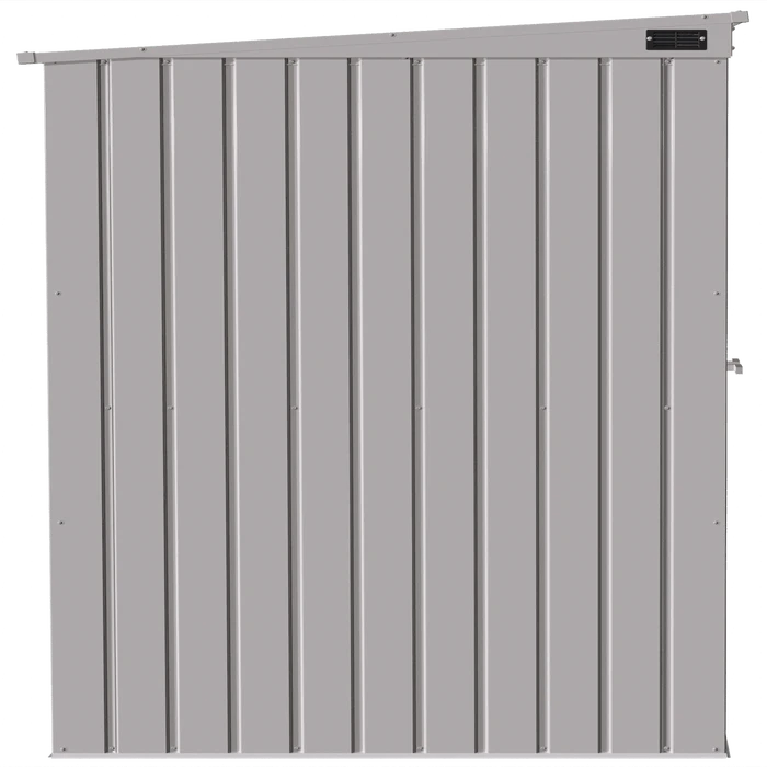 Arrow Elite Steel Storage Shed, 10x4, Cool Grey 6 Arrow Elite Steel Storage Shed, 10x4, Cool Grey - Image 4