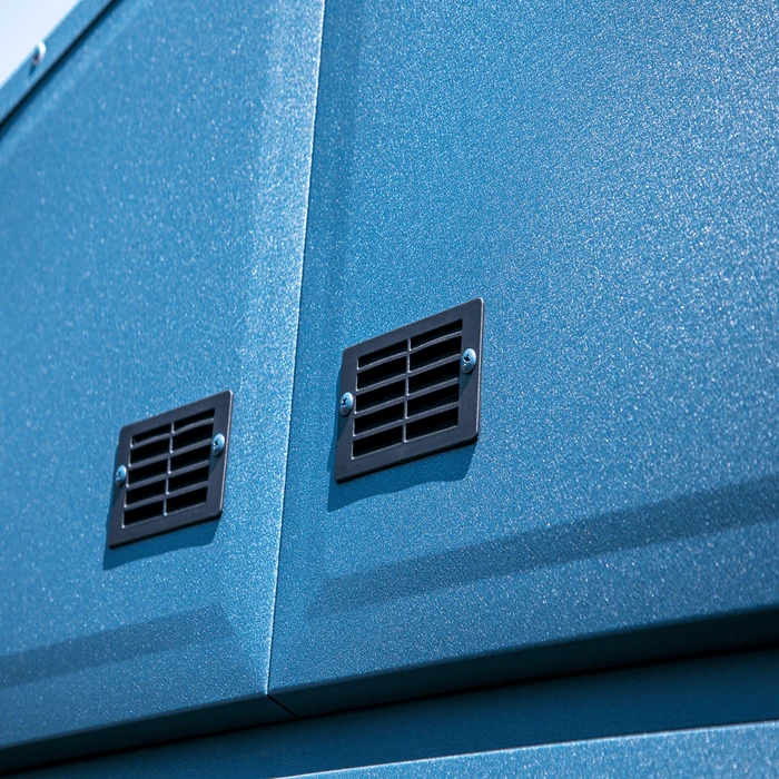 Arrow Elite Steel Storage Shed, 12x12, Blue Grey 12 Arrow Elite Steel Storage Shed, 12x12, Blue Grey - Image 10