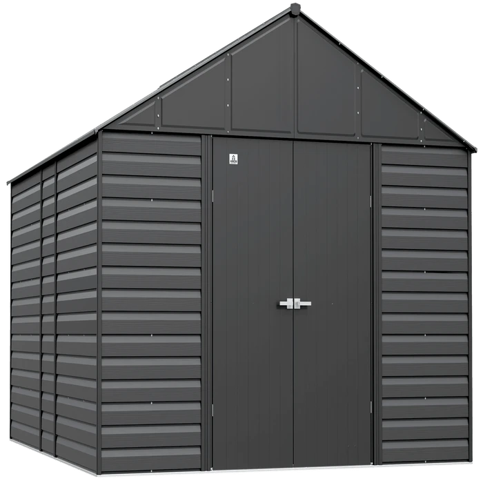 Arrow Select Steel Storage Shed, 12x14, Charcoal 3 Arrow Select Steel Storage Shed, 12x14, Charcoal