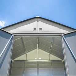 Arrow Select Steel Storage Shed, 12x17, Flute Grey 26 Arrow Select Steel Storage Shed, 12x17, Flute Grey -Shelterlogic i1tpq1gq61okpkkdydpz 1