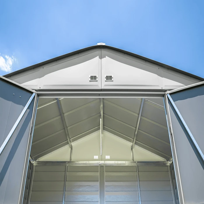 Arrow Select Steel Storage Shed, 12x17, Flute Grey 12 Arrow Select Steel Storage Shed, 12x17, Flute Grey - Image 10