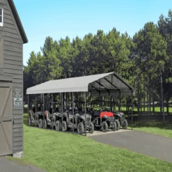 Arrow Carport 20x29x09 Eggshell BKP 27 Arrow Carport 20x29x09 Eggshell BKP -Shelterlogic ildgg7omnmaf4ycqn9li