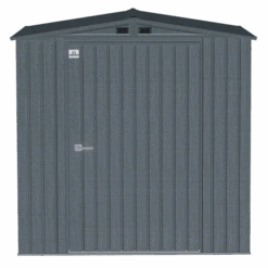 Arrow Elite Steel Storage Shed, 6x6, Anthracite -Shelterlogic inx3dhfe5nnh8gcu7zx6