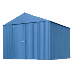 Arrow Elite Steel Storage Shed, 14x14, Blue Grey 10 Arrow Elite Steel Storage Shed, 14x14, Blue Grey -Shelterlogic ioouwihvo334yuyrqyn6