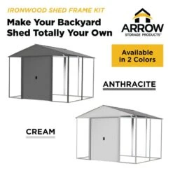 Ironwood Shed Frame Kit 15 Ironwood Shed Frame Kit -Shelterlogic ironwood color iwc88 iwa88 iwc108 iwa108 iwc1012 iwa1012