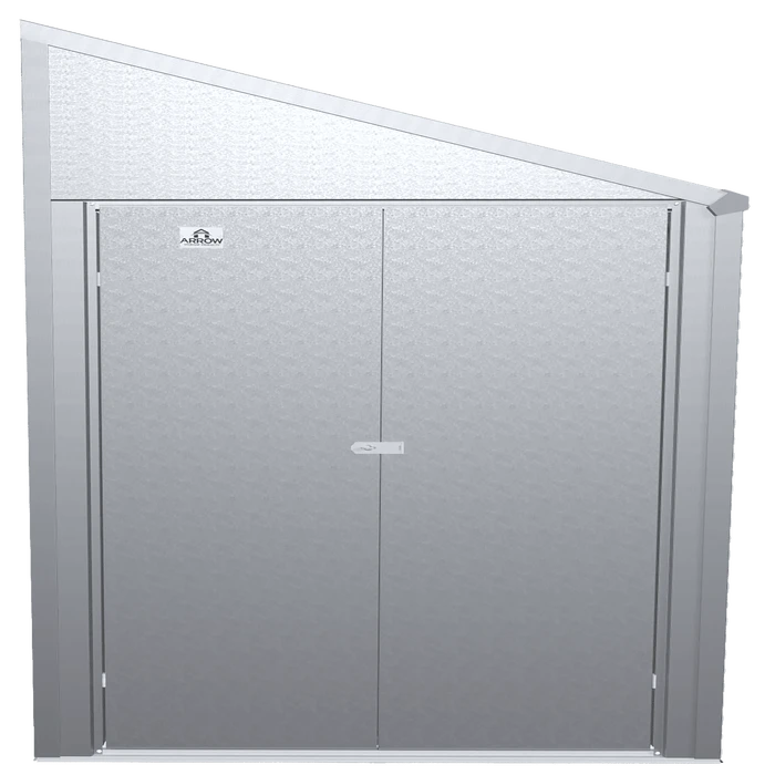 Yardsaver® 4 X 7 Ft Steel Storage Shed Pent Roof Galvalume® 4 Yardsaver® 4 X 7 Ft Steel Storage Shed Pent Roof Galvalume® - Image 2