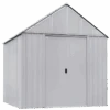Arrow Classic Metal Shed, 12 X 12, Flute Grey