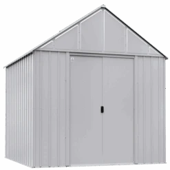 Arrow Classic Metal Shed, 12 X 12, Flute Grey