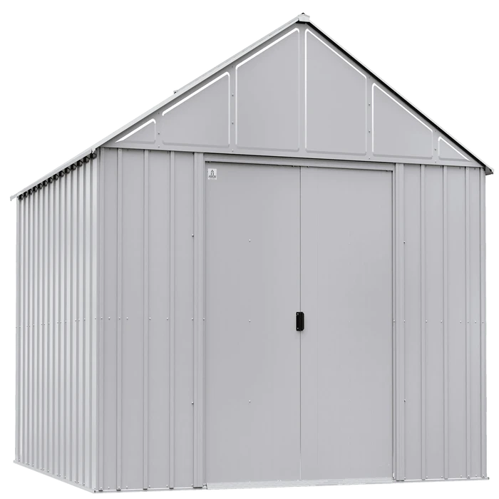 Arrow Classic Metal Shed, 12 X 12, Flute Grey 3 Arrow Classic Metal Shed, 12 X 12, Flute Grey