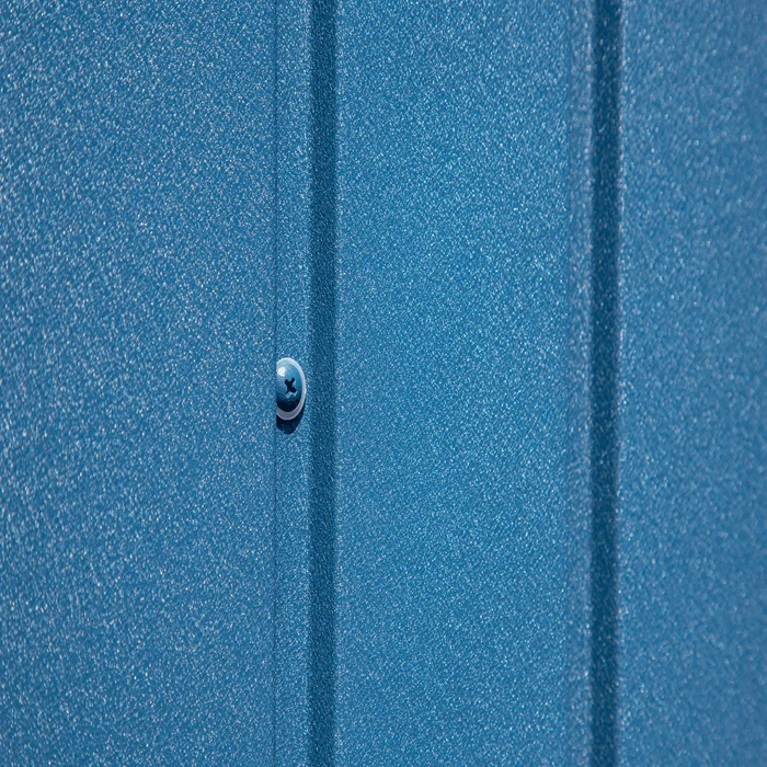 Arrow Elite Steel Storage Shed, 14x16, Blue Grey 9 Arrow Elite Steel Storage Shed, 14x16, Blue Grey - Image 7