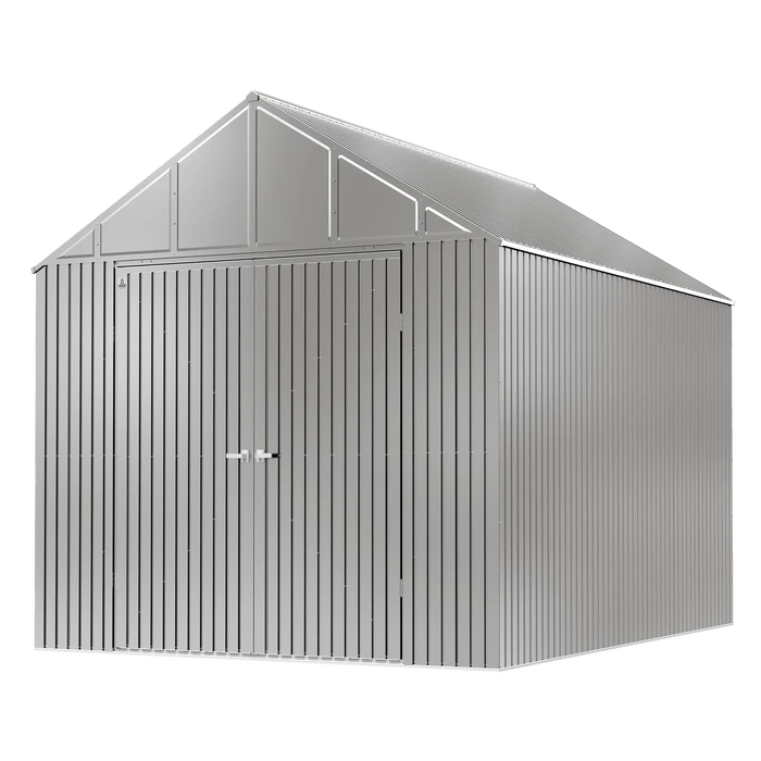 Arrow Elite Steel Storage Shed, 12x16, Galvalume 5 Arrow Elite Steel Storage Shed, 12x16, Galvalume - Image 3