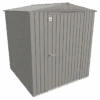 Arrow Elite Steel Storage Shed, 6x6, Cool Grey -Shelterlogic j5sd5bolg9alg5xdnrla