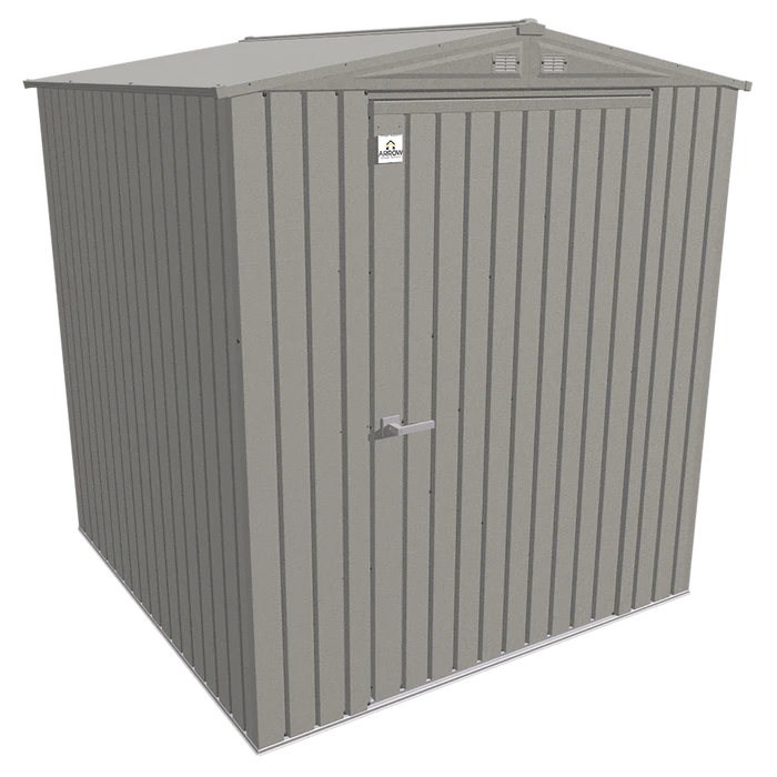 Arrow Elite Steel Storage Shed, 6x6, Cool Grey 3 Arrow Elite Steel Storage Shed, 6x6, Cool Grey