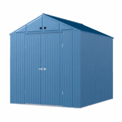 Arrow Elite Steel Storage Shed, 10x12, Blue Grey 10 Arrow Elite Steel Storage Shed, 10x12, Blue Grey -Shelterlogic jeueh922ensyqbb1ksxn