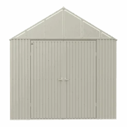 Arrow Elite Steel Storage Shed, 12x16, Cool Grey 12 Arrow Elite Steel Storage Shed, 12x16, Cool Grey -Shelterlogic ji3r1chnezta5gpvwkvx