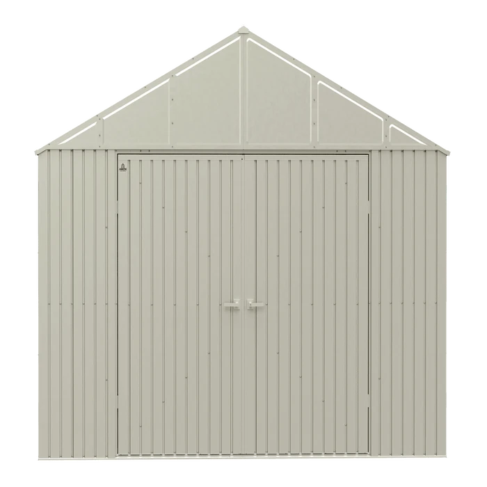 Arrow Elite Steel Storage Shed, 12x16, Cool Grey 4 Arrow Elite Steel Storage Shed, 12x16, Cool Grey - Image 2