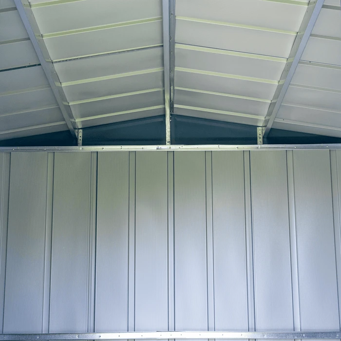 Arrow Classic Steel Storage Shed, 8X7, Blue Grey 10 Arrow Classic Steel Storage Shed, 8X7, Blue Grey - Image 8